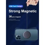 Wholesale MagSafe Style Fast Wireless Qi Magnet Charger USB-C 15W Fast Charging Pad Compatible with all Wireless Charging Phone, iPhone 12, and More (Black)